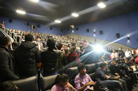 Ram Charan at New Jersey premieres of Dhruva